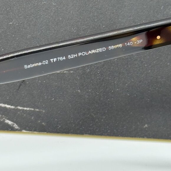 NEW TOM FORD POLARIZED TF764 52H WOMEN SUNGLASSES TOM FORD SABRINA-02 FT0764/S main image 8